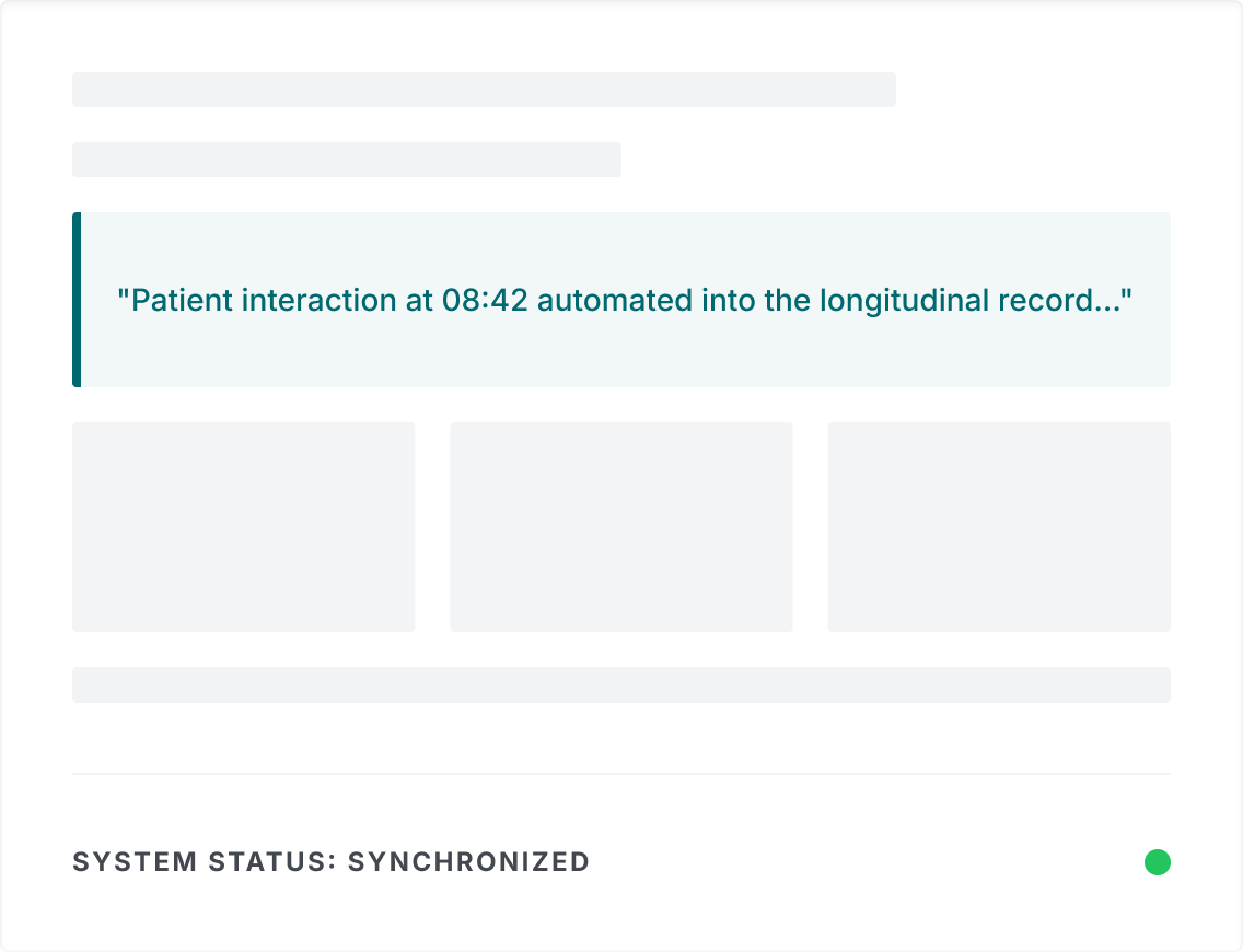 System synchronized status